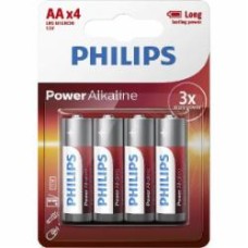Батарейка Philips Power Alkaline AA (R6, 316) 4 шт. (LR6P4B/10)