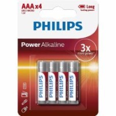 Батарейка Philips Power Alkaline AAA (R03, 286) 4 шт. (LR03P4B/10)
