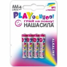 Батарейки НАША СИЛА LR03 PLAY AAA (мизинчиковые) 4 шт. (3124)