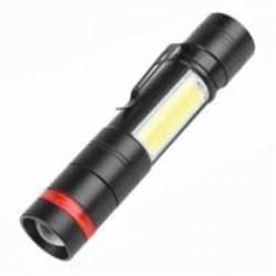 Фонарик Quantum QM-FL1030 Assistant 3W LED+COB USB с функцией Power Bank черный