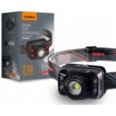 Фонарь налобный Videx светодиодный VLF-H045Z 270Lm 5000K 270 Lm черный 26570
