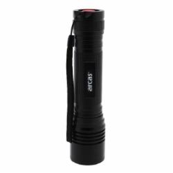 Фонарик Arcas 18W LED Flashlight with zoom 6*АА Box черный