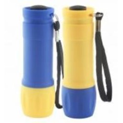 Фонарь светодиодный Quantum QM-FL1045 Smile yellow+blue 3W COB
