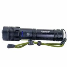 Фонарь Quantum QM-FL1035 Perfect 5WLED zoom +3WCOB с функцией Power Bank Li-ion18650/2600mAh bох черный
