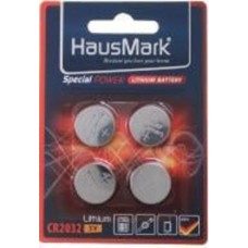 Батарейки HausMark Lithium CR 2032 4 шт.