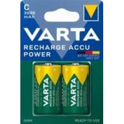 Аккумулятор Varta Rechargeable 3000 mAh C (R14, 343) 2 шт. (56714101402)