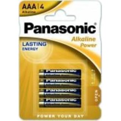 Батарейки Panasonic Alkaline Power AAA (R03, 286) 4 шт.