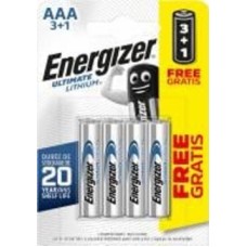 Батарейка Energizer Ultimate Lithium уп. 3+1шт. AAA (мизинчиковые) 4 шт. (E301535701)