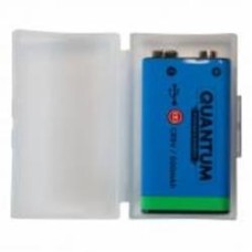 Аккумулятор Quantum USB Li-ion CR9V 600mAh крона 1 шт. (USB-C/Li-ionCR9V-600-PB2)