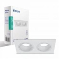 Светильник встраиваемый (Downlight) Feron DL0385 двойной MR16 белый
