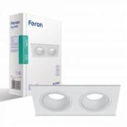 Светильник встраиваемый (Downlight) Feron DL0385 двойной MR16 белый