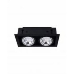 Светильник точечный Nowodvorski 9570 Downlight GU10 2x15W IP20 Bl 15 Вт черный 9570