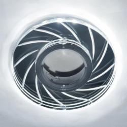 Светильник точечный Blitz с LED-подсветкой MR16 35 Вт GU5.3 6000 К хром BL 227S3 CH+WH