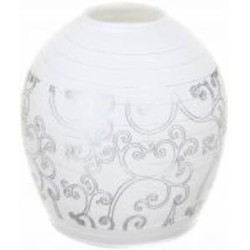 Плафон Algol E27 Accento lighting ALG-73331glass белый с рисунком