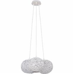 Люстра подвесная TK Lighting Backaz 3x60 Вт E27 белый 1863