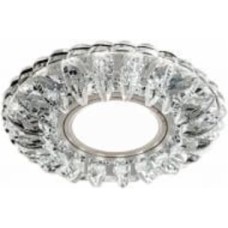 Светильник точечный Светкомплект SVC 200 с LED-подсветкой 7 Вт GU5.3 прозрачный/хром