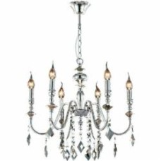 Люстра подвесная Victoria Lighting Antonia/SP6 6x40 Вт E14 хром