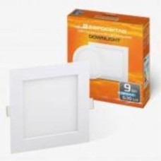 Светильник светодиодный встраиваемый Евросвет квадрат LED-S-150-9 9 Вт 6400 К белый 38840