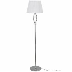 Торшер Victoria Lighting 40 Вт E27 хром/белый Chanel/FL1