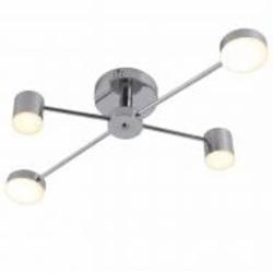 Люстра светодиодная Victoria Lighting 40 Вт хром Otis/PL4 chrome