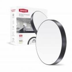 Светильник настенно-потолочный Maxus 18 Вт черный 4100 К 1-MSP-1841-SLB