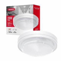 Светильник административный LED Maxus 20 Вт 3000/4200/6500 IP65 1-MBH-20W-WHC