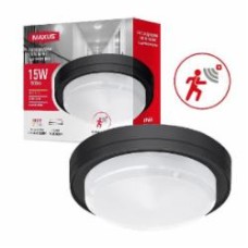 Светильник административный LED Maxus 15 Вт 3000/4200/6500 IP65 1-MBH-15W-BLC-MW