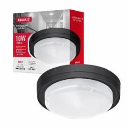 Светильник административный LED Maxus 10 Вт 3000/4200/6500 IP65 1-MBH-10W-BLC