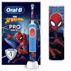 Электрическая зубная щетка Oral-B Pro Kids «Человек-Паук» + Футляр