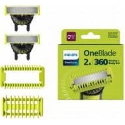 Лезвия сменные Philips OneBlade 360 QP624/50 с насадками для тела 2 шт