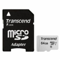 Карта памяти Transcend microSDXC 64 ГБ UHS Speed Class 1 (U1)Class 10 (TS64GUSD300S-A)