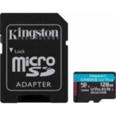 Карта памяти Kingston microSDXC 128 ГБ UHS-I Class 3 (U3) (SDCG3/128GB) Canvas Go! Plus V30