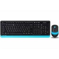 A4Tech Комплект клавиатура и мышь A4Tech Fstyler F1010 Black+ Blue