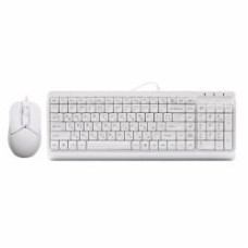 Комплект клавиатура и мышь A4Tech (F1512 (White)) Fstyler white