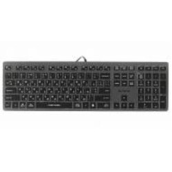 Клавиатура A4Tech (FX60 USB (Grey) White backlit) с ножничными переключателями Fstyler grey