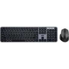 Комплект беспроводной 2E клавиатура и мышь MK440 Grey/Black