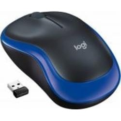 Мышка Logitech Wireless Mouse M185 black/blue (910-002239)