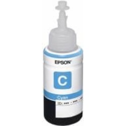 Чернила Epson C13T66424A Cyan для Epson L312, L350, L355, L362, L366, L456, L550, L555, L1300 C13T66424A