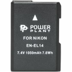 Аккумулятор PowerPlant Nikon EN-EL14 Chip 1050мА*ч (DV00DV1290)