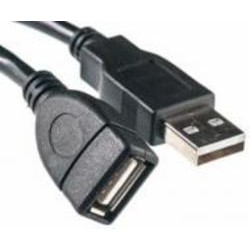 Кабель PowerPlant USB Am – USB Af 0.5 м (KD00AS1210) PowerPlant USB 2.0 AF – AM