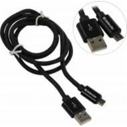 Кабель Defender microUSВ 1 м черный (87802)