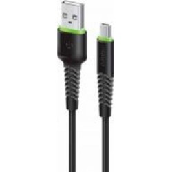 Кабель Intaleo USB – microUSB 0,2 м черный