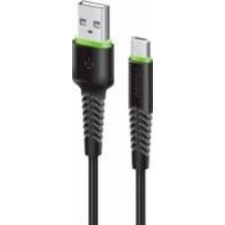 Кабель Intaleo USB Type-C – USB 1,2 м черный