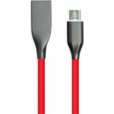 Кабель PowerPlant USB – microUSB 2 м красный (CA911370)