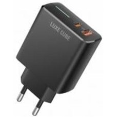 Сетевое зарядное устройство Luxe Cube ULTRA 36W QC3.0+PD черный