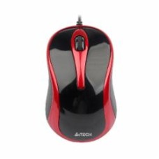 Мышка A4Tech N-350-2 (Red+Black) red