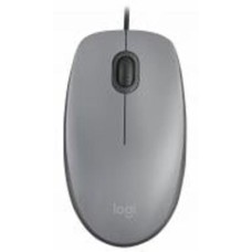 Мышь Logitech проводная M110 Silent Corded mid grey (910-006760)