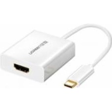 Переходник UGREEN USB 2.0 Type-C – HDMI V1.4b 0,2 м белый (40273)