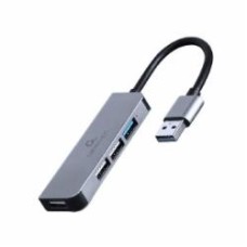 Концентратор Cablexpert UHB-U3P1U2P3-01, 1 х USB 3.1 Gen1 (5 Gbps), 3 х USB 2.0