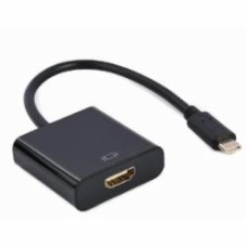 Адаптер Cablexpert USB-C на HDMI / 4K@60Hz 0,15 м black (A-CM-HDMIF-04)